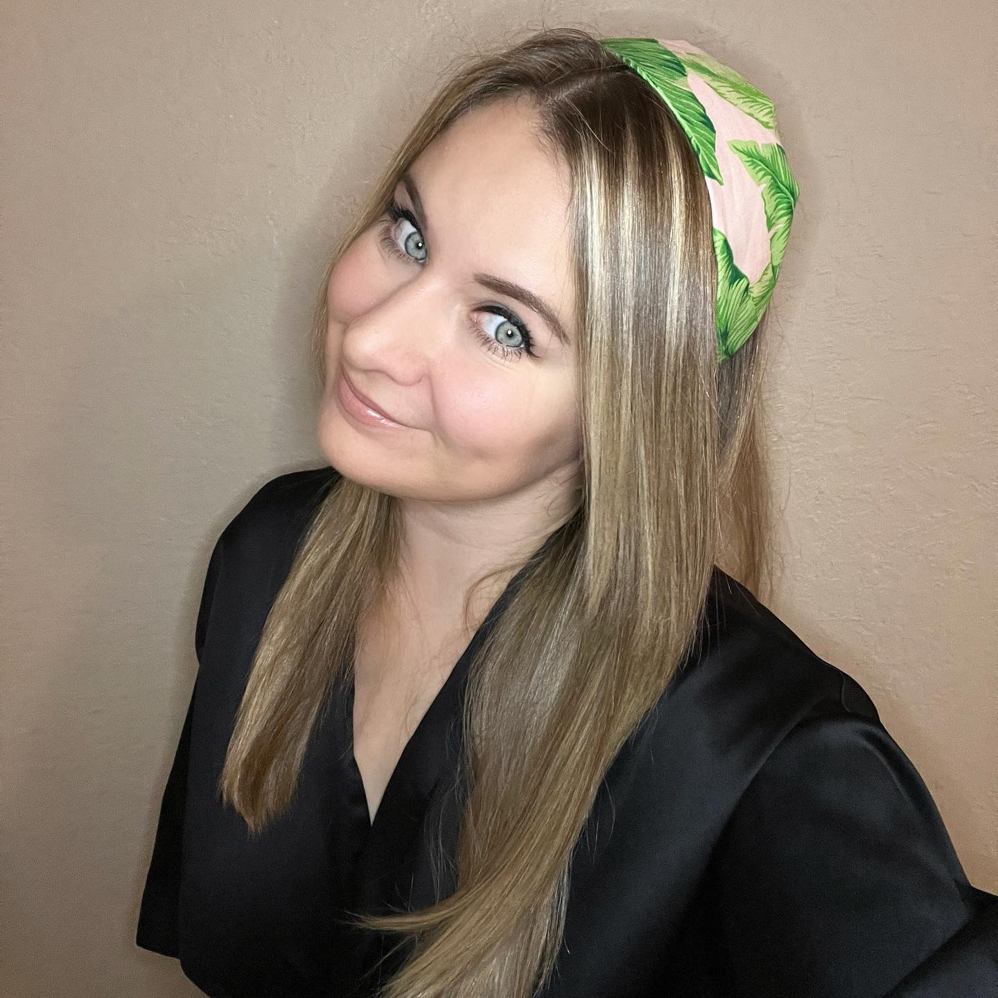 Headband "Tropic leaves"