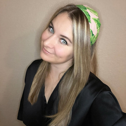 Headband "Tropic leaves"