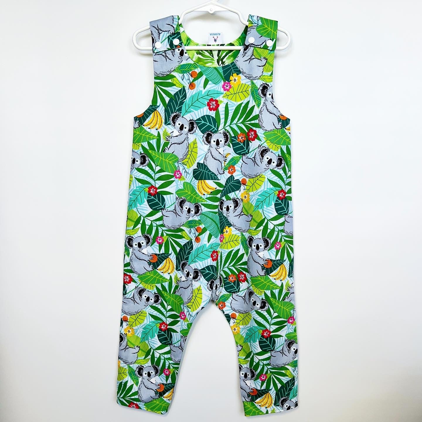 Romper “Koalas” without inseam opening