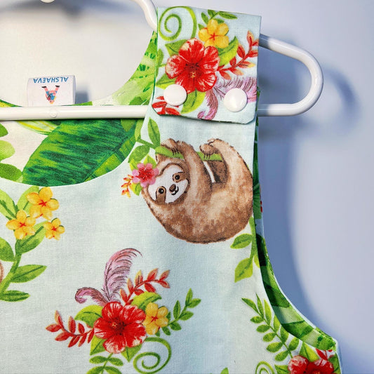 Romper “Sloths” without inseam opening