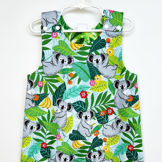 Romper “Koalas” without inseam opening