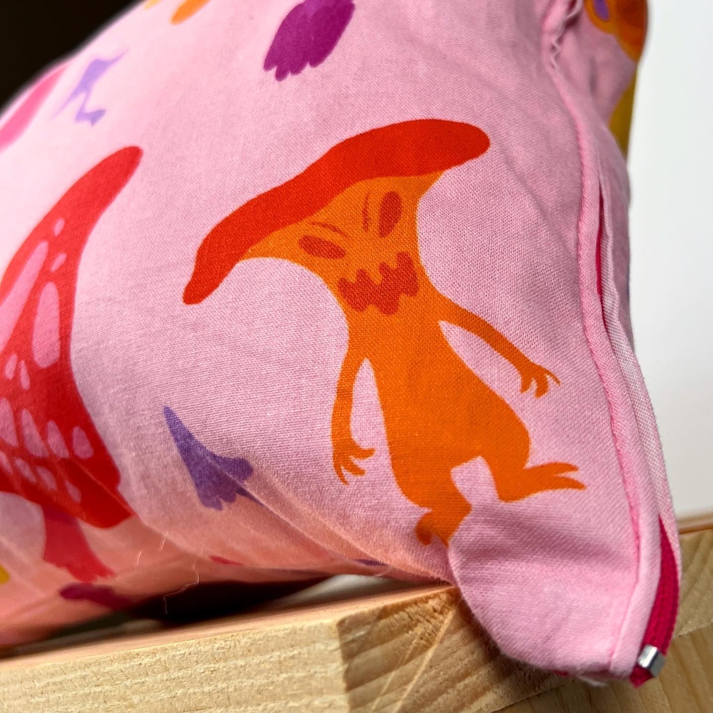 Halloween throw pillows “Mushrooms in pink”
