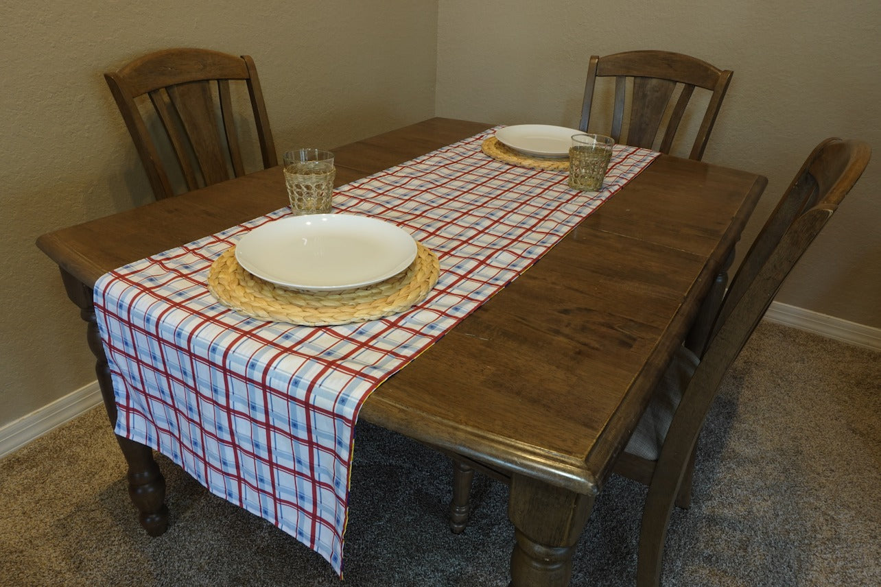 Reversible table runner "Lemons"