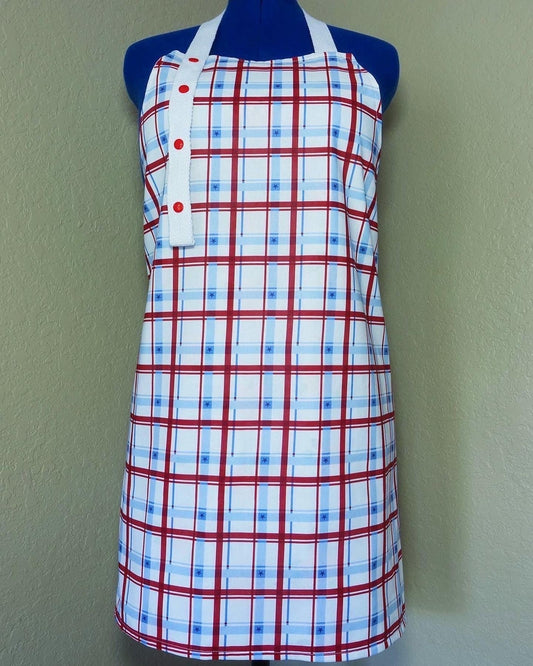 Apron “Patriotic plaid”