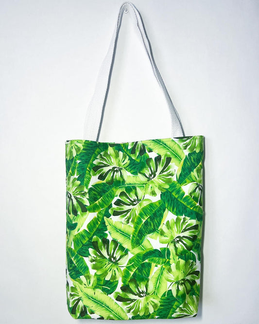 Tropical style tote bag