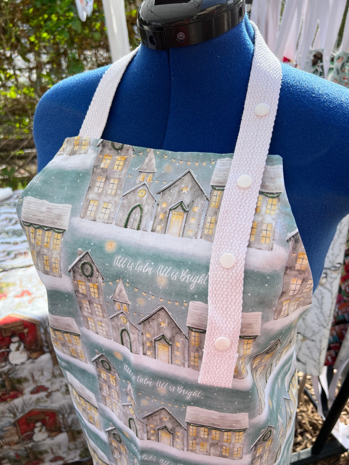 Christmas Apron “All is calm”