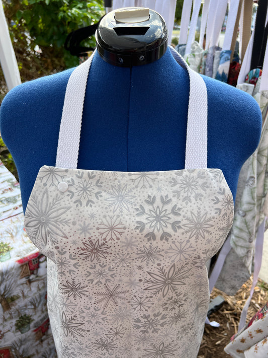 Christmas Apron “Snowflakes”