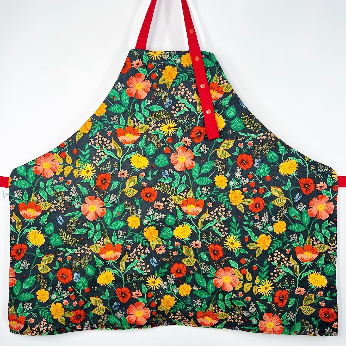 Riffle Paper Co Canvas fabric Apron “Flower field”