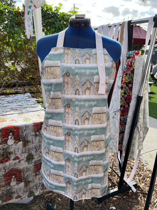 Christmas Apron “All is calm”