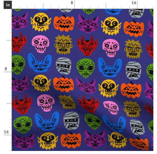 Monsters (purple background)