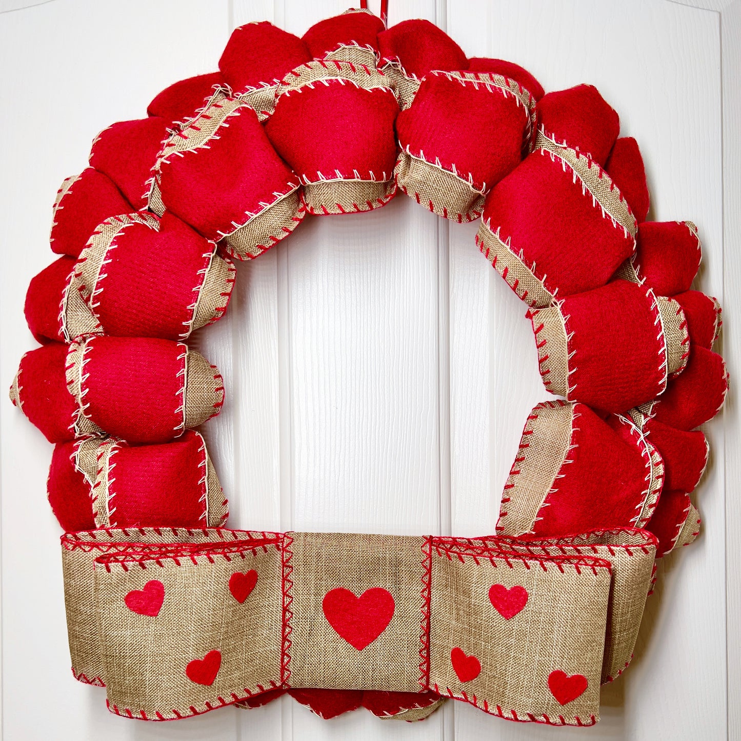 Ribbon wreath “Hearts”