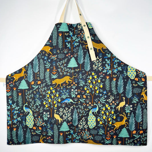 Riffle Paper Co Canvas fabric Apron “Magic forest ”