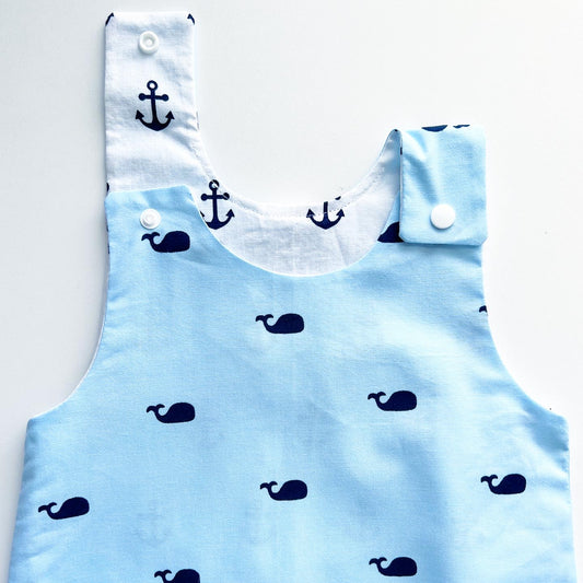 Romper without inseam opening