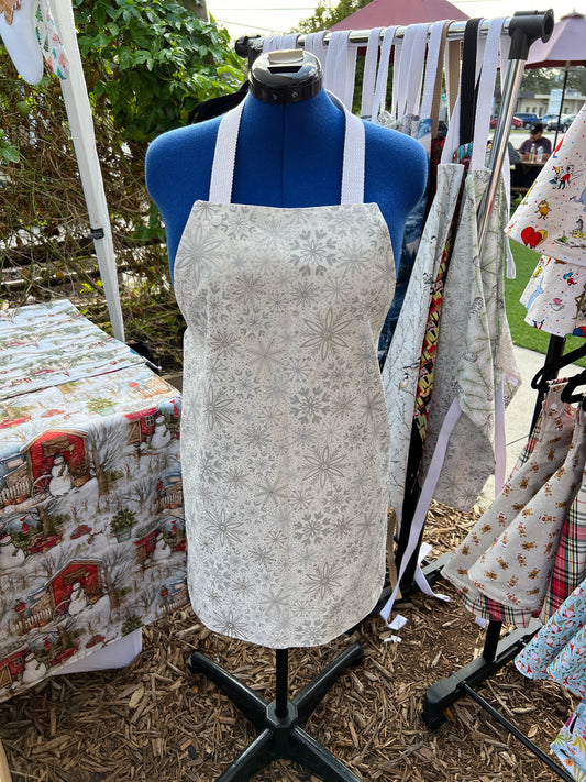 Christmas Apron “Snowflakes”