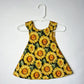 Reversible cotton dress “Sunflowers”
