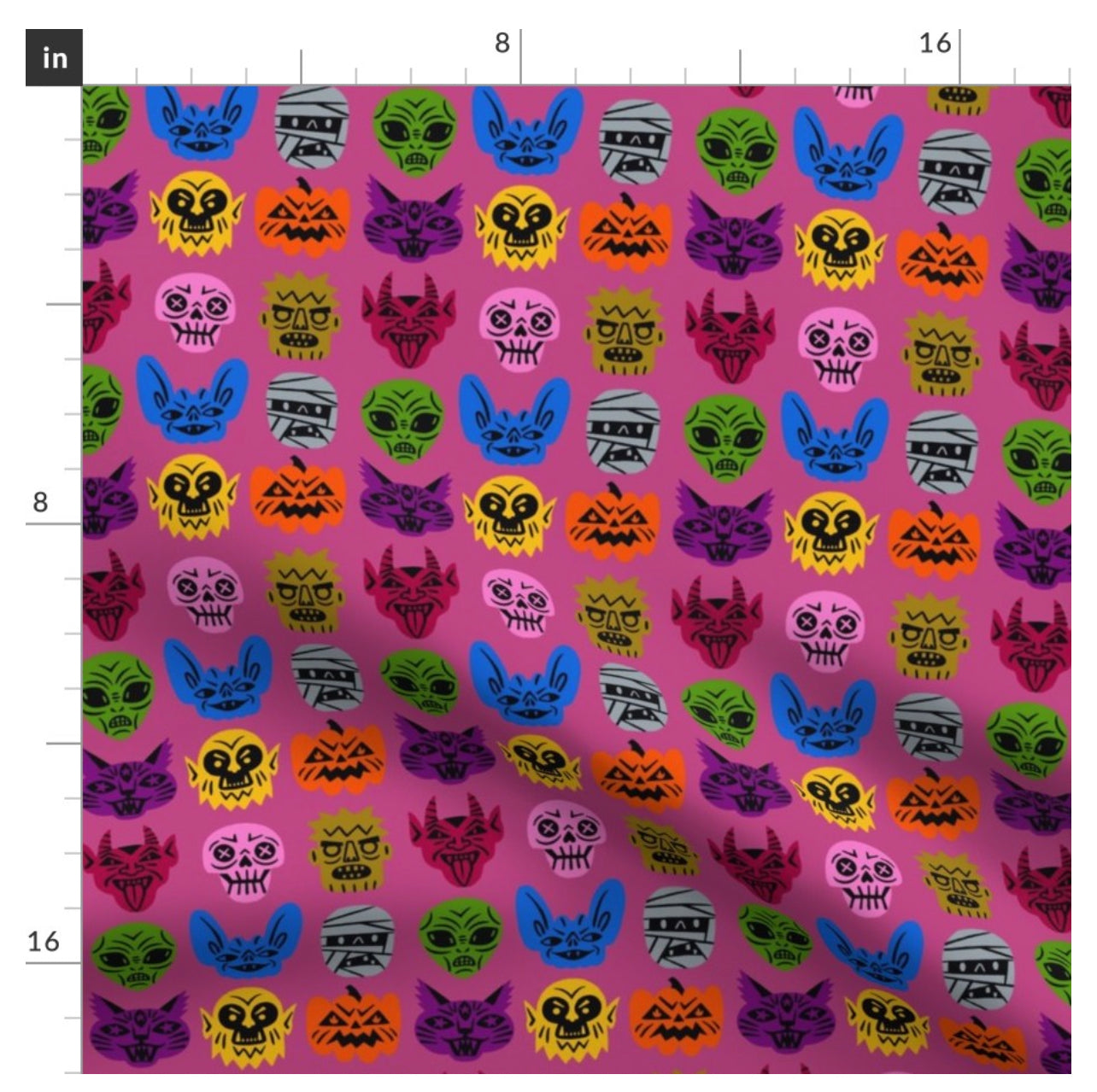 Monsters (pink background)