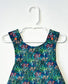 Reversible cotton dress “Underwater and Fireworks”