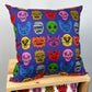 Reversible Halloween throw pillows “Monsters”