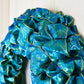 Teal ribbon wreath “Peacock”