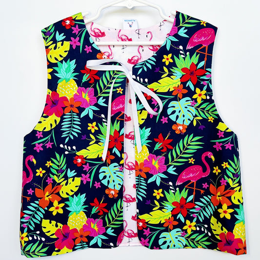 Girls vest “Flamingos”