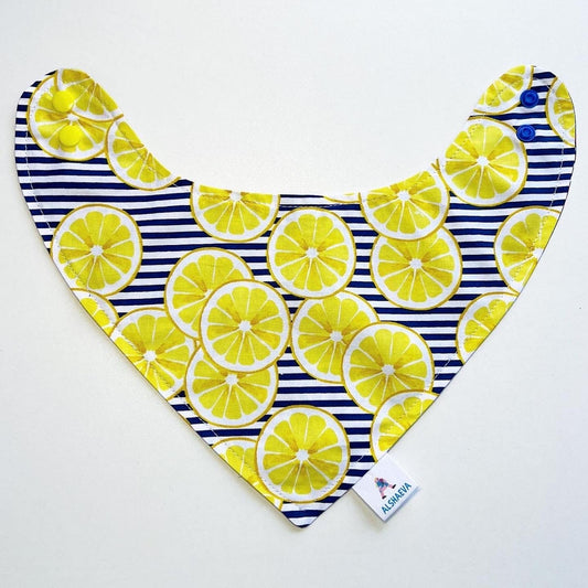 Pet reversible bandana “Lemons”