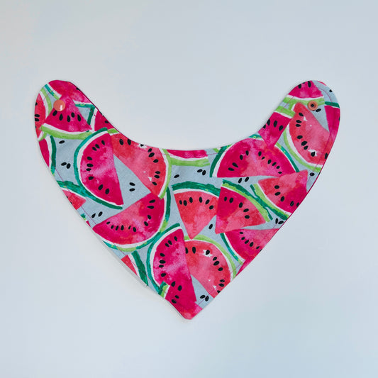 Reversible Bandana Bib "Watermelon"