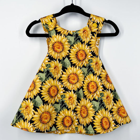 Fall reversible dress “Sunflowers”